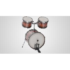 Bass Drum with Mid n Small Top 3D model